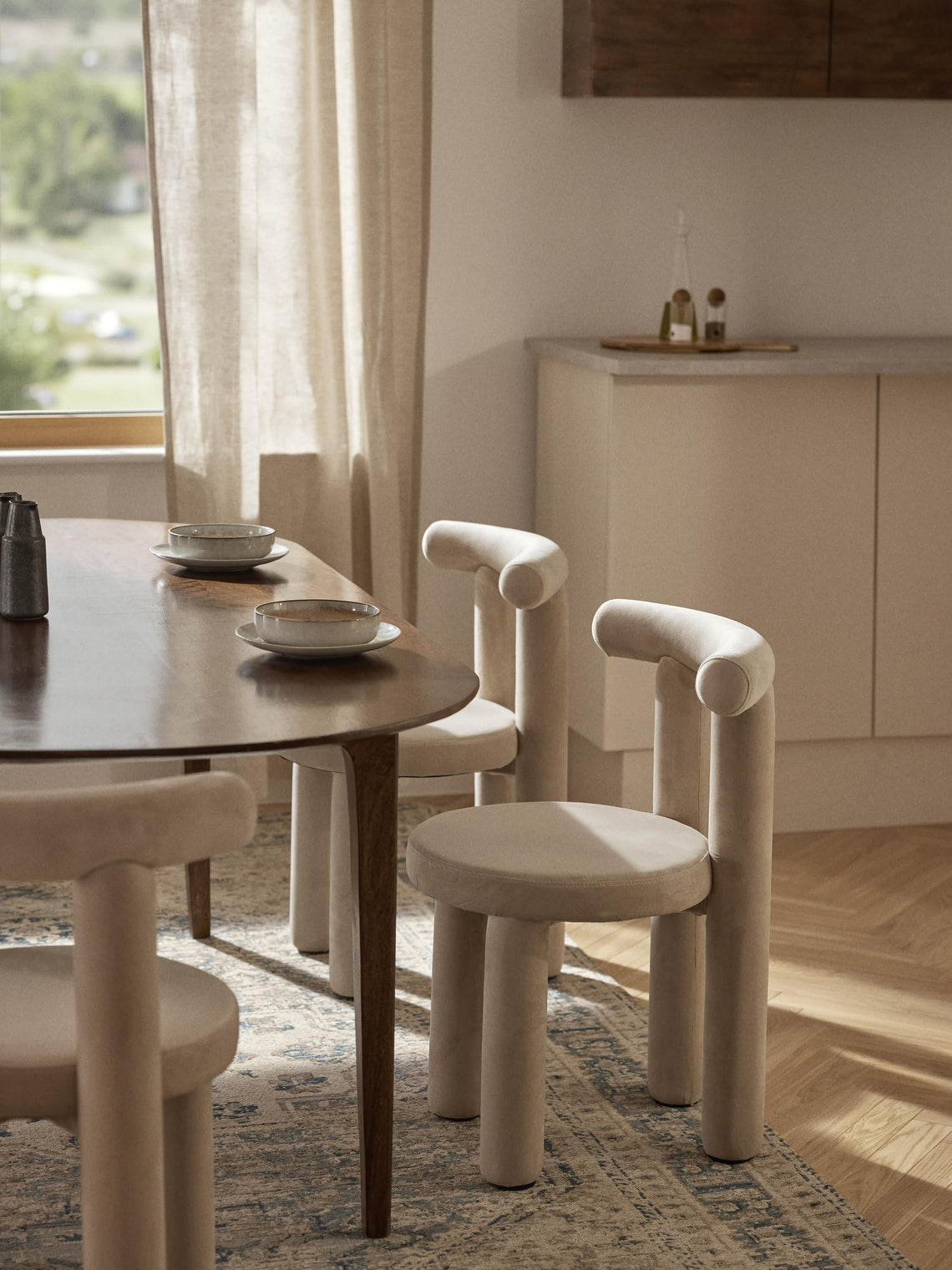 Silla Luna terciopelo (pack de 2)